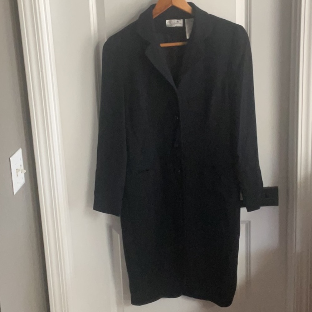 Liz Claiborne Dresses - Button Down Long Sleeve - Black - Ladies Size 4